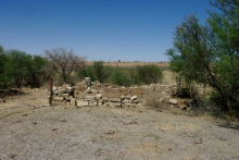 Colonial Period – Farmstead – 28°04’26.0”S; 26°54’28.9”E - View of the 1st livestock enclosre, Vaalkranz 2/220, Welkom, Free State Province