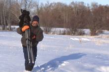 Robert Waldron filming forWild Dog Productions/ Animal Planet in Yellowstone, USA