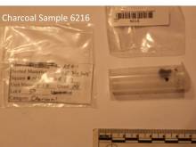 Charcoal sample 6216