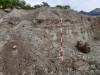 General view of the earthworks where the human bones were found