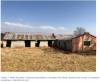  North Elevation. Proposed demolition of existing Cow Shed structure due to lack of structural soundness. demolition in red.