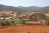 Construction activity at Mvutshane Dam site