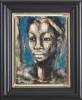 Sekoto Blue Head framed